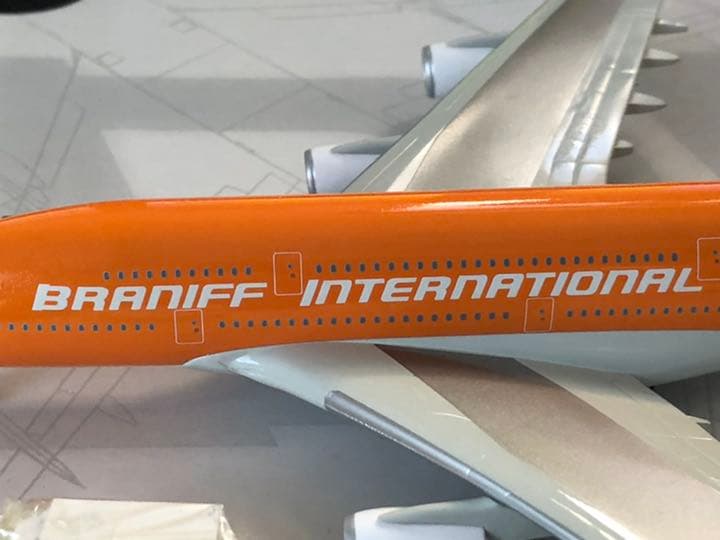 航空機・ヘリコプター Jet-X 1/400 JX053 A380QC BRANIFF
