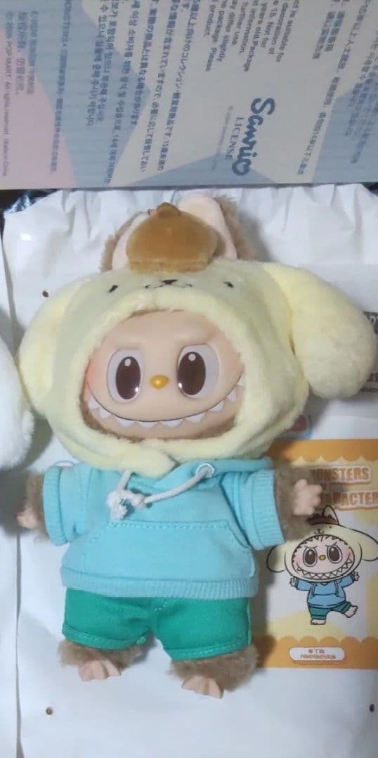 ラブブ サンリオ　ぬいぐるみペンダント　 ポチャッコ　ポムポムプリン　正規品