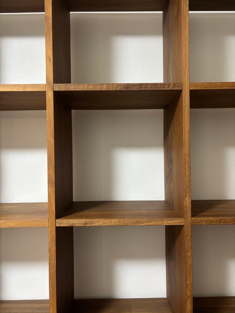 無印良品　スタッキングシェルフ　5段×5列　ウォールナット