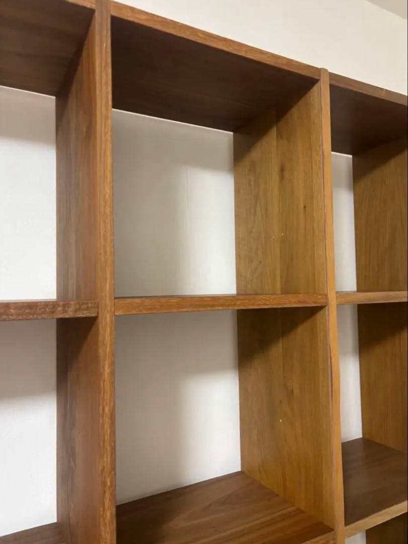 無印良品　スタッキングシェルフ　5段×5列　ウォールナット
