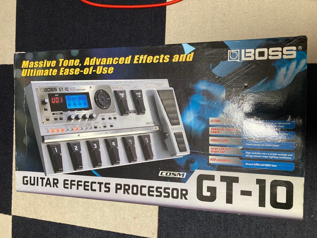 BOSS GT-10 ギター用マルチエフェクターアダプター取説USBケーブル付き
