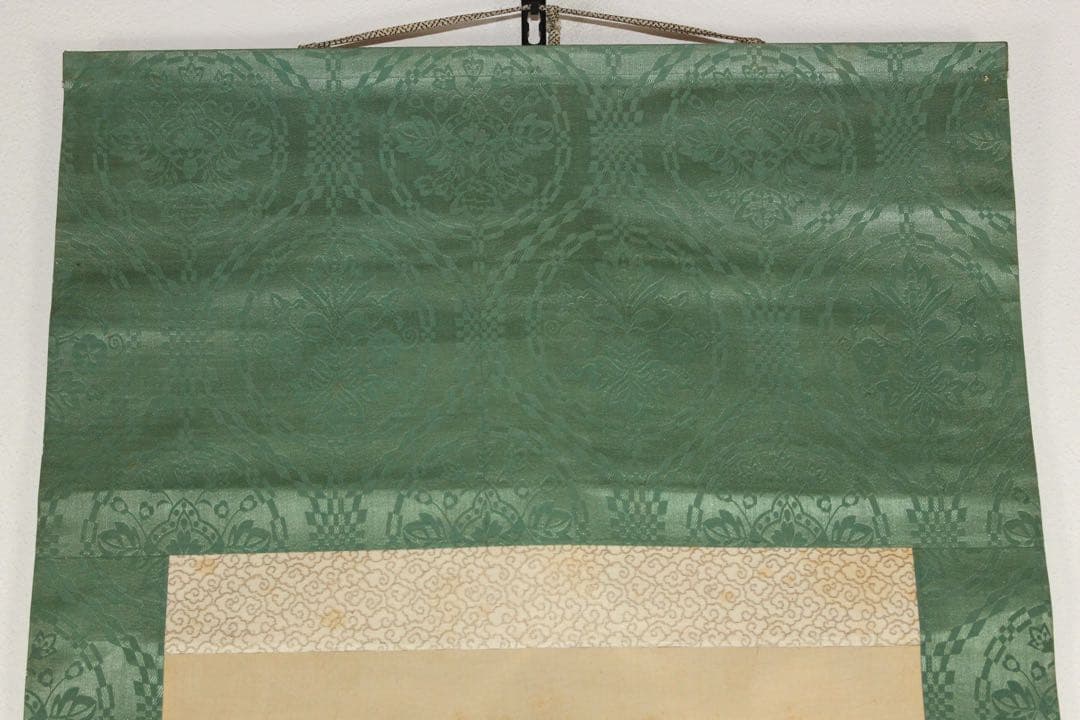 No5609掛軸　石川景雲　雉図　絹本着色　日本画　花鳥　古画　古美術　送料無料