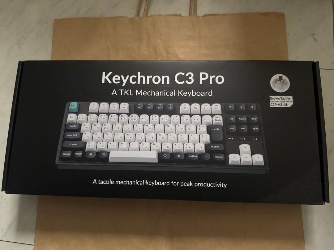 中古｜Keychron C3 Pro 茶軸 ゲーミングキーボード