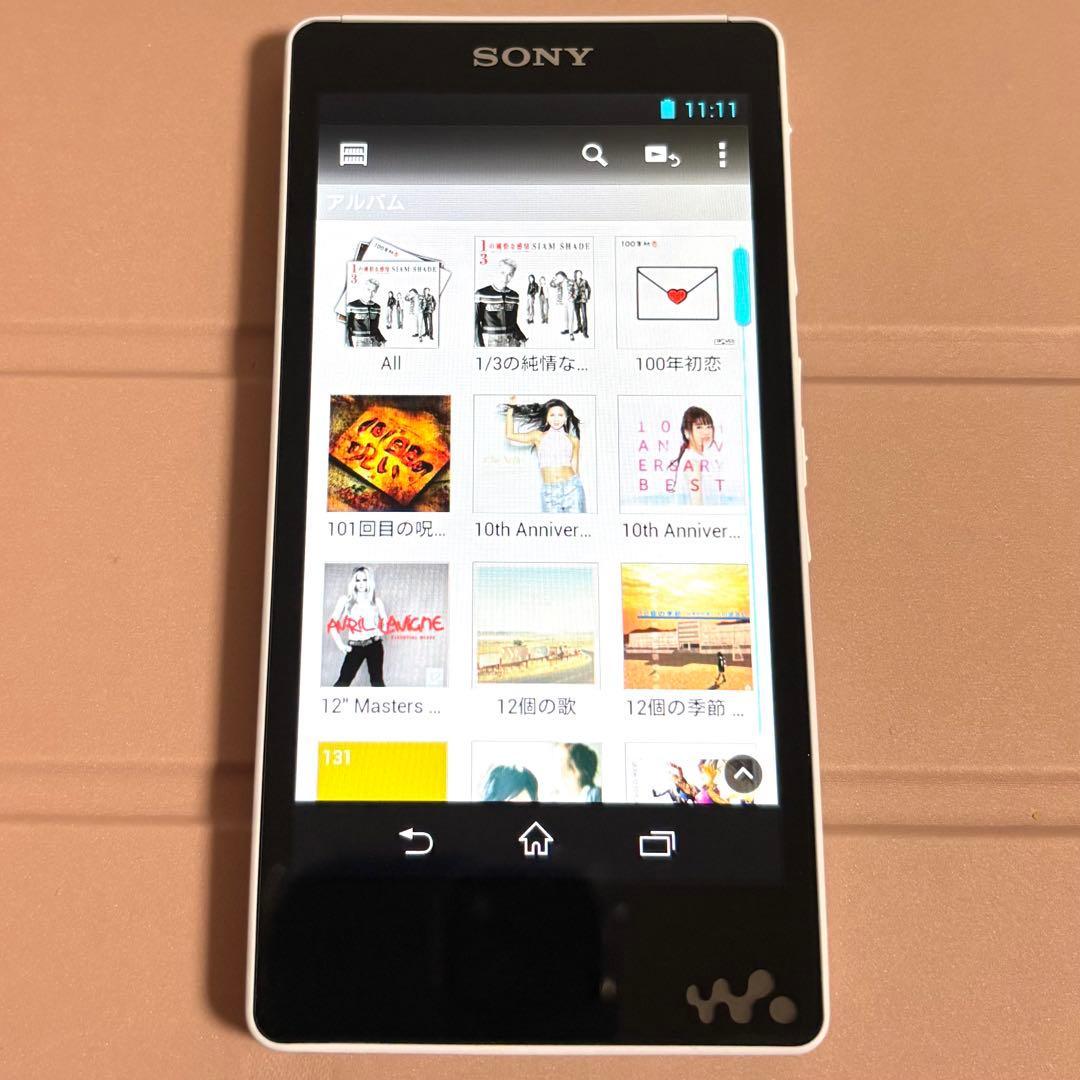 【美品】SONY ウォークマン　NW-F885 16GB しろ　5450