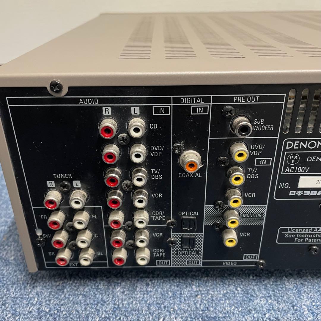 DENON AVC-1550 AVアンプ 動作確認済み 純正リモコン
