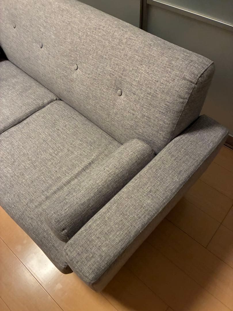 ロウヤ　LOWYA ソファ　家具　グレー　インテリア　ベッド　おしゃれ