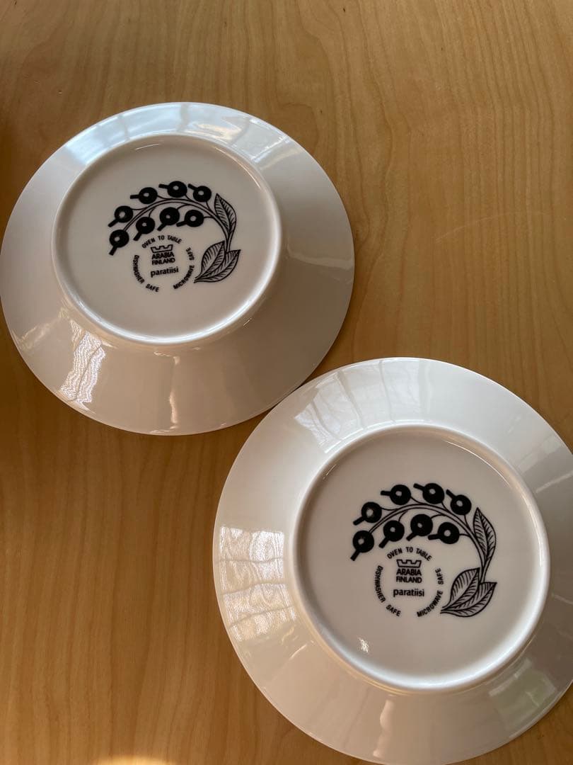 アラビア　パラティッシ 16.5cm皿 2枚セット 美品　旧ロゴ