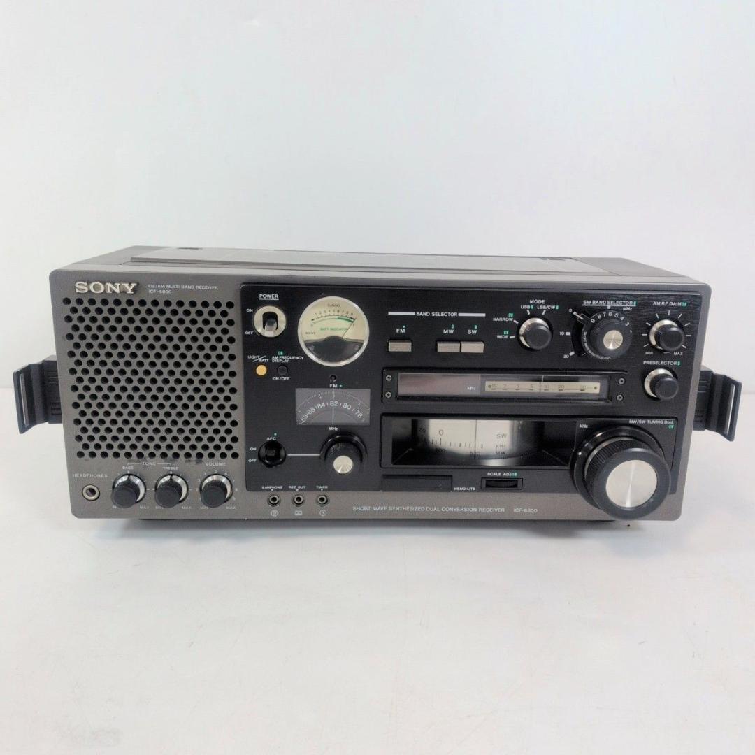 SONY icf-6800 マルチバンドレシーバー AM / FM ラジオ