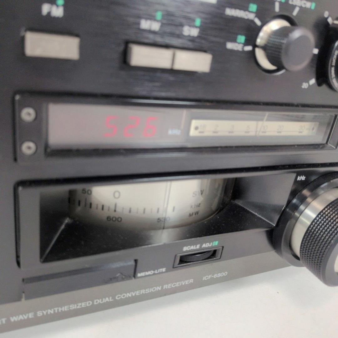 SONY icf-6800 マルチバンドレシーバー AM / FM ラジオ