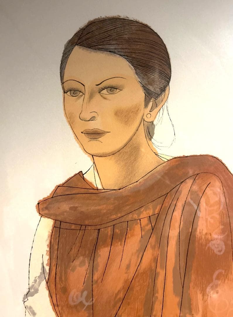 ◆平山 郁夫◆カミールの女性◆昭和５６年◆リトグラフ