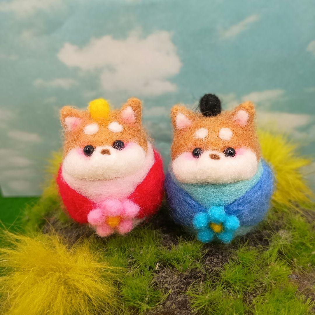 【専用】羊毛フェルト　ヘアゴムセット