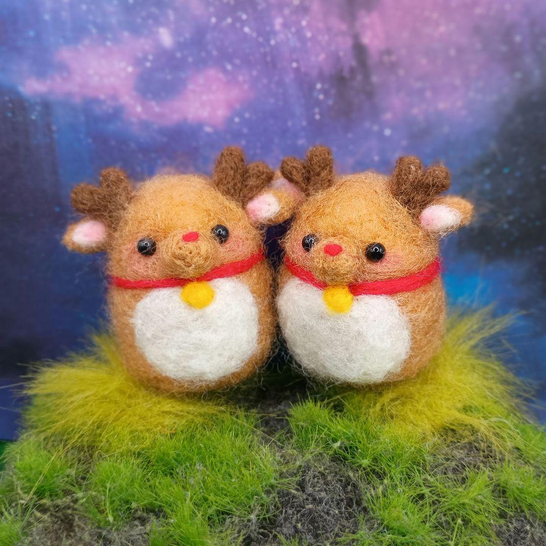 【専用】羊毛フェルト　ヘアゴムセット