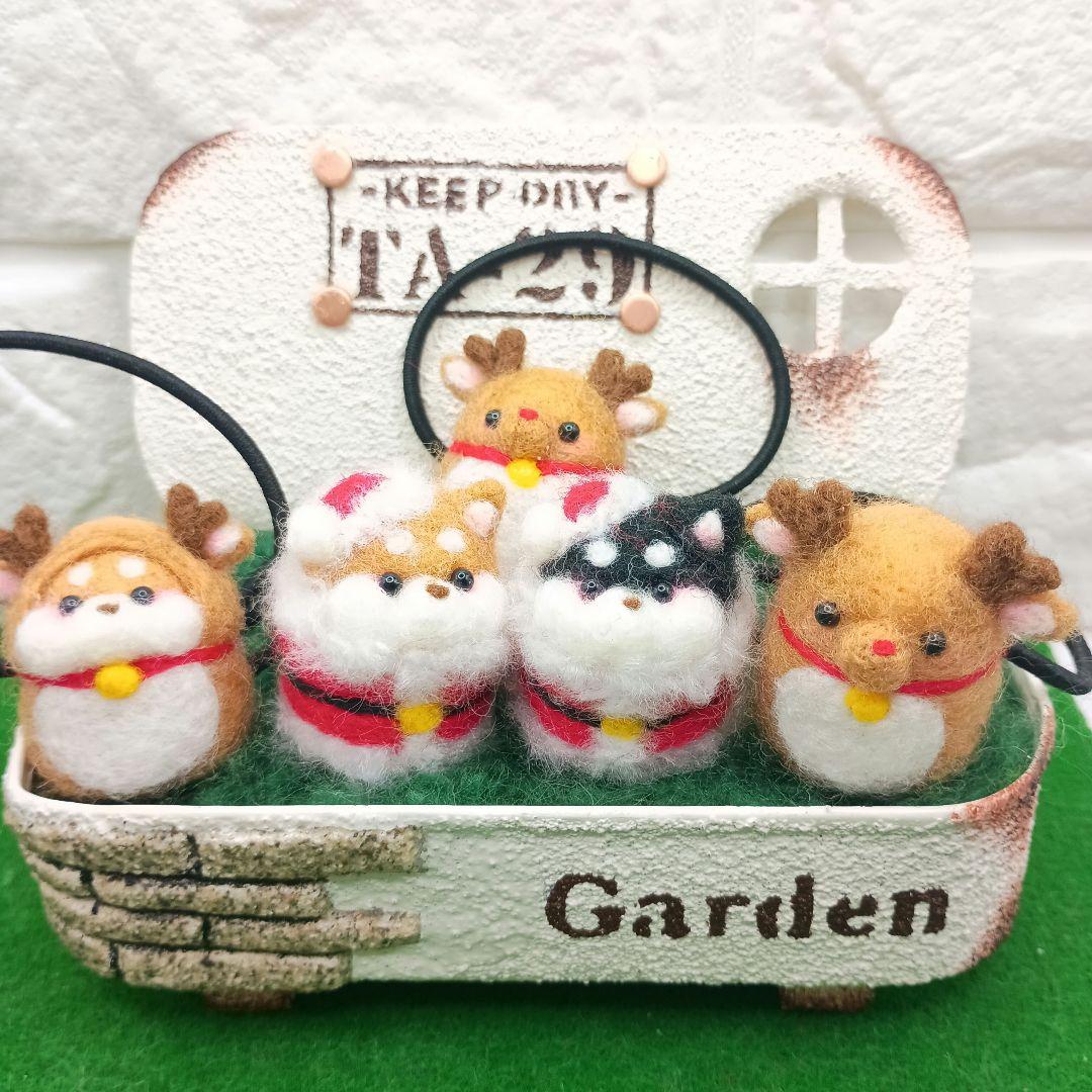 【専用】羊毛フェルト　ヘアゴムセット