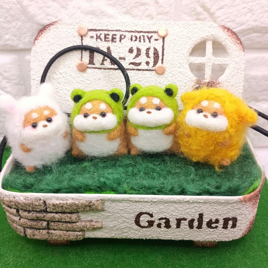 【専用】羊毛フェルト　ヘアゴムセット