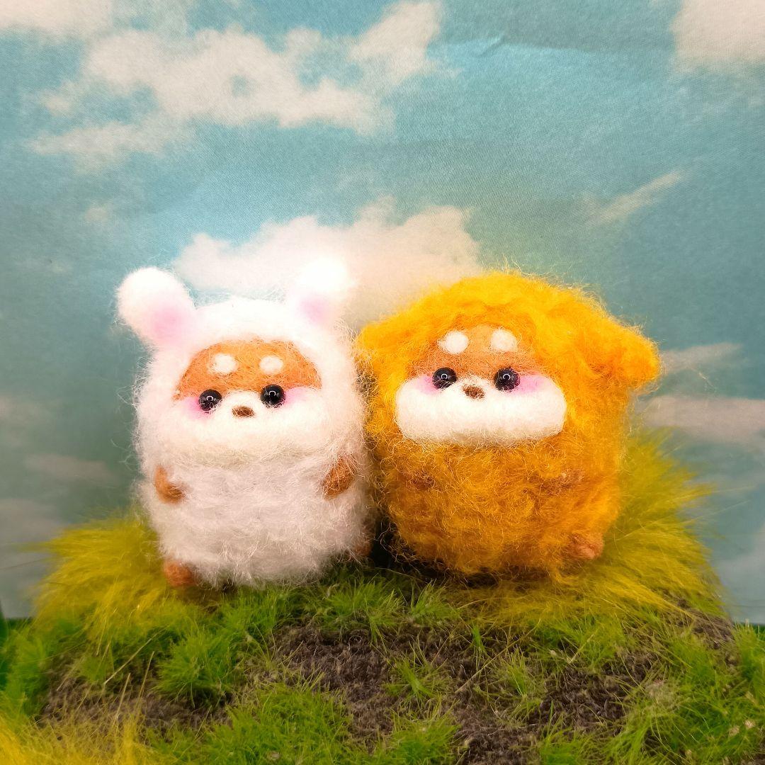 【専用】羊毛フェルト　ヘアゴムセット