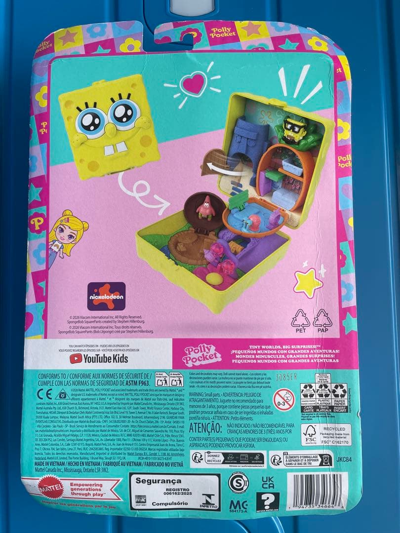 ポーリーポケット スポンジボブ　Polly Pocket　Sponge Bob