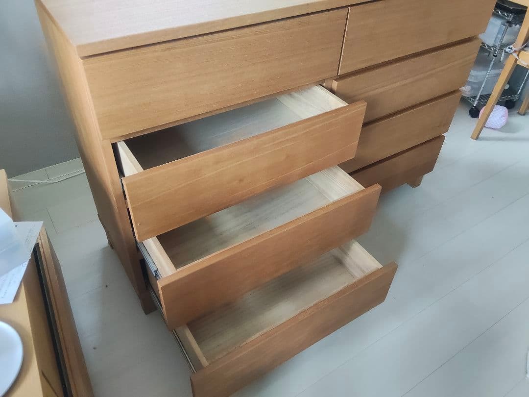 無印良品　4段チェスト