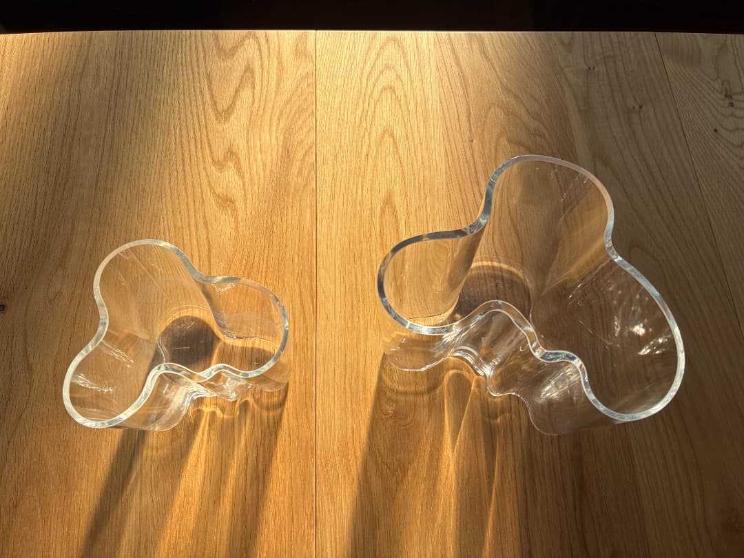 【　イッタラ】アルヴァ・アアルト 花瓶 120mm クリア