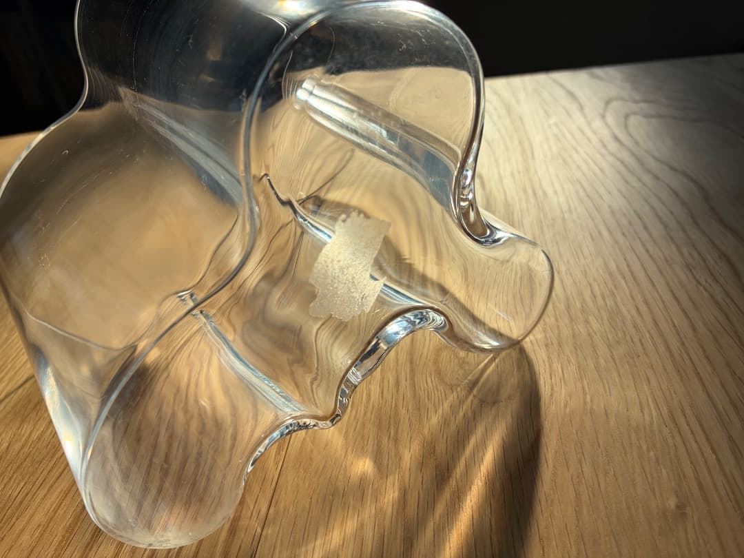 【　イッタラ】アルヴァ・アアルト 花瓶 120mm クリア