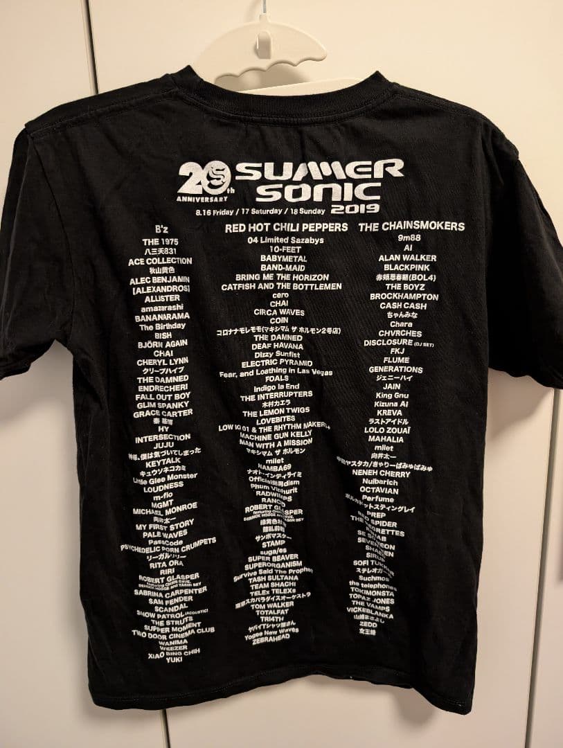 Sサイズ　SUMMER SONIC 2019 Tシャツ