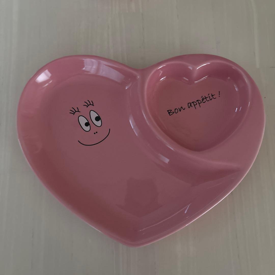 値下げ　新品　未使用　バーバパパ　モーニングセット　皿　カップ　2セット　ハート