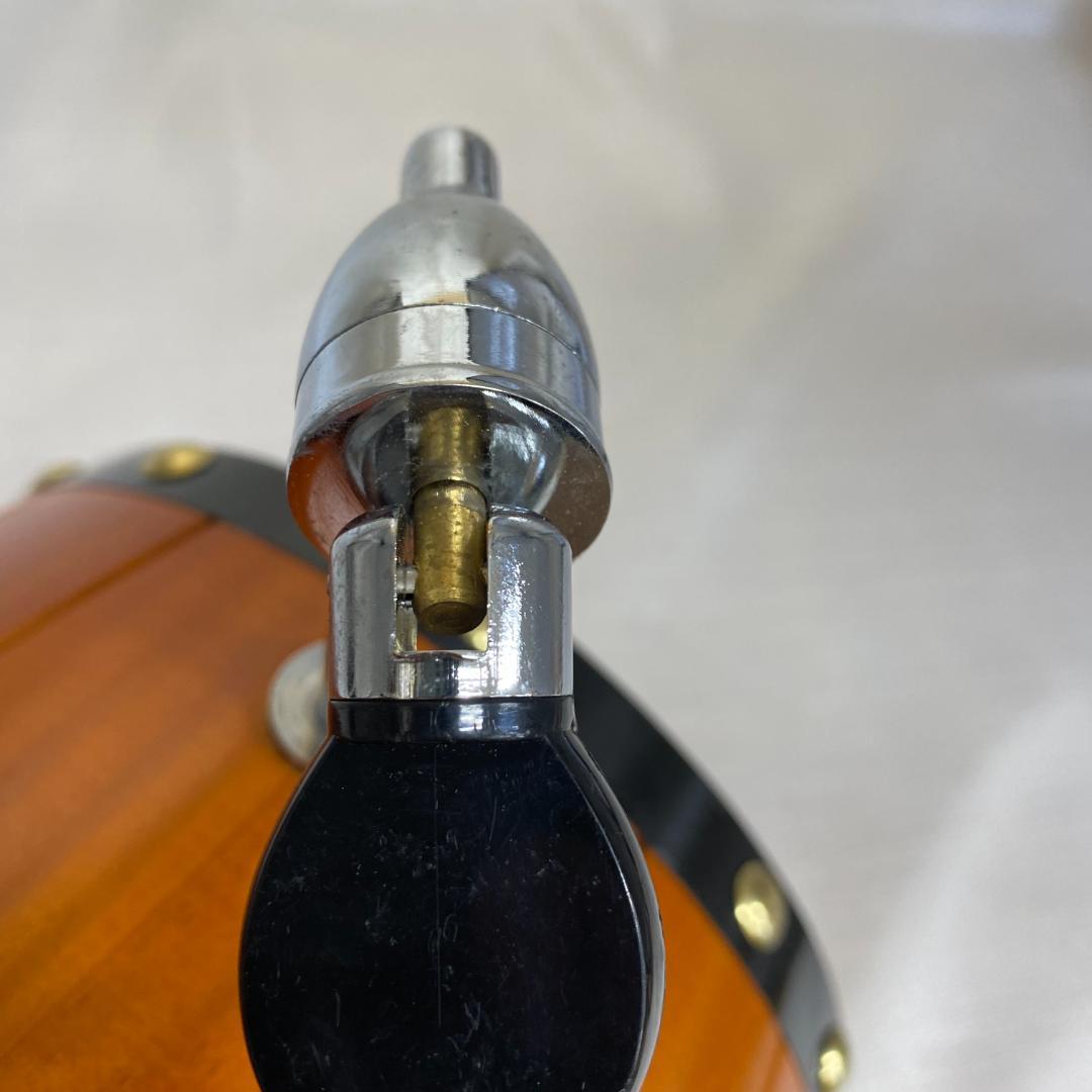 yw74 木製樽型飲料サーバー 縦型オーク樽 装飾収納樽 スタンドなし