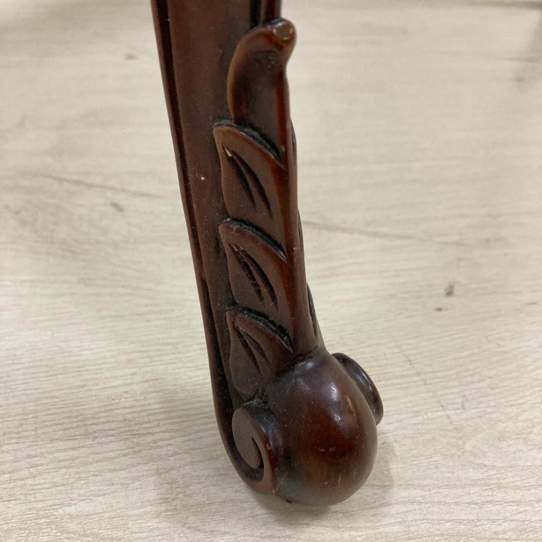 クラシック　猫脚　スツール　椅子　彫刻　フランス？