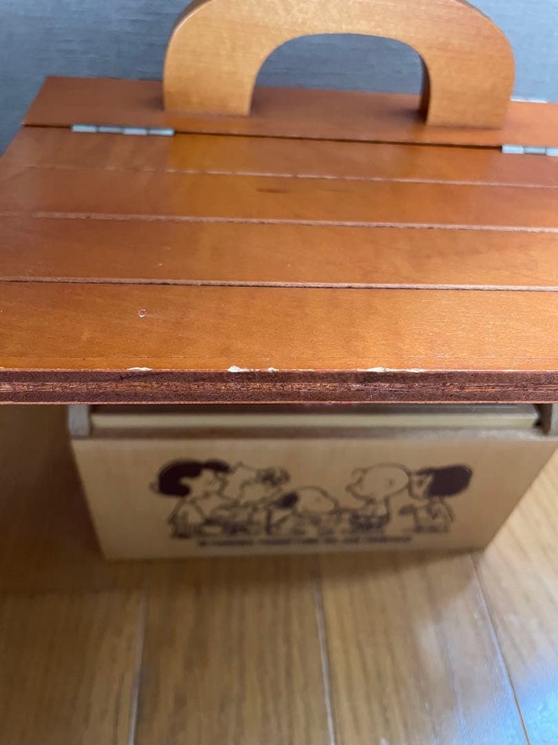激レア☆ スヌーピーSNOOPY ⭐︎木製裁縫箱　ソーイングボックス☆レトロ
