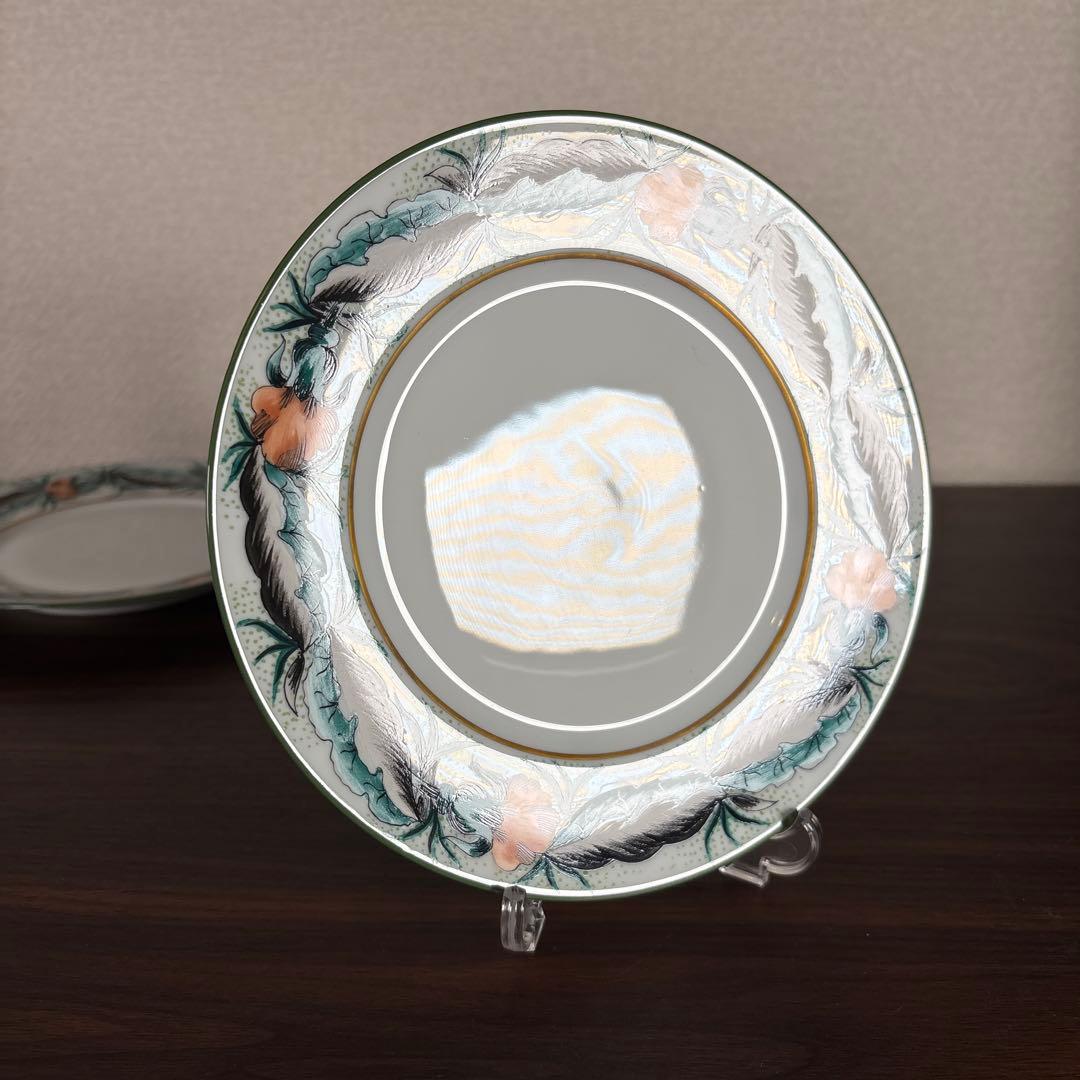 【未使用】Limoges Site Corot 手描きプレート 19cm 4枚