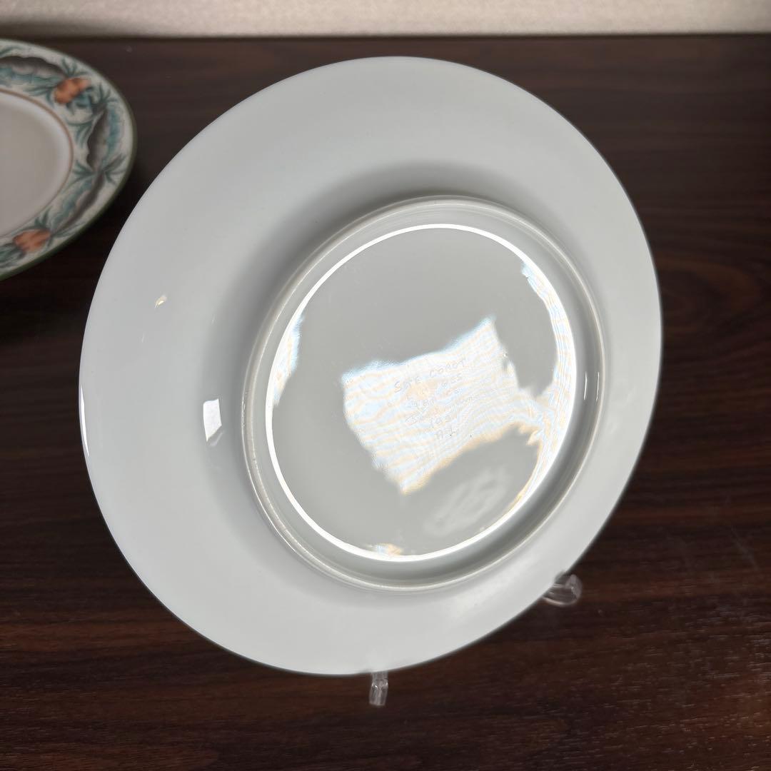 【未使用】Limoges Site Corot 手描きプレート 19cm 4枚