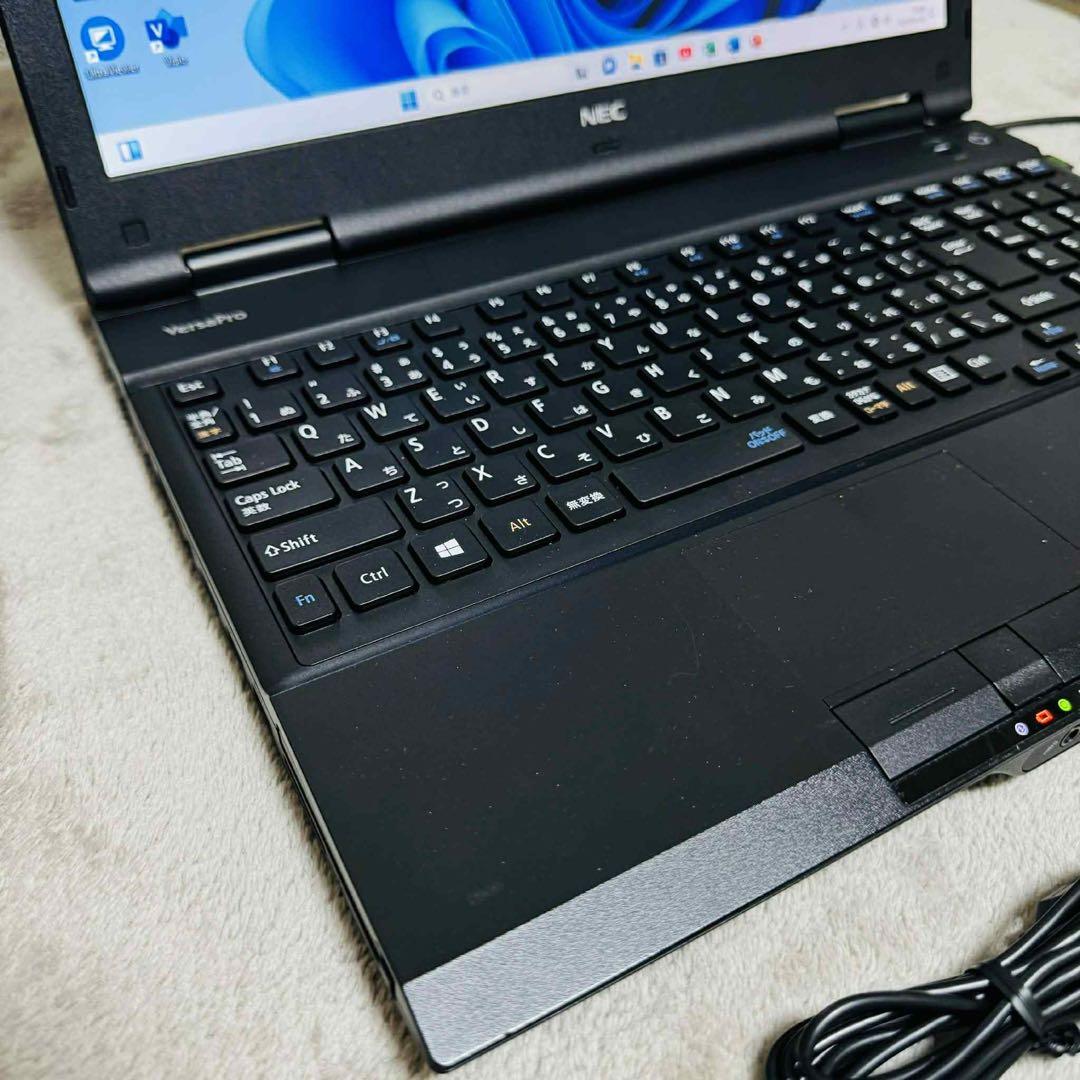 S284 NECノートパソコン i5メモリ8G高速Windows11オフィス付き