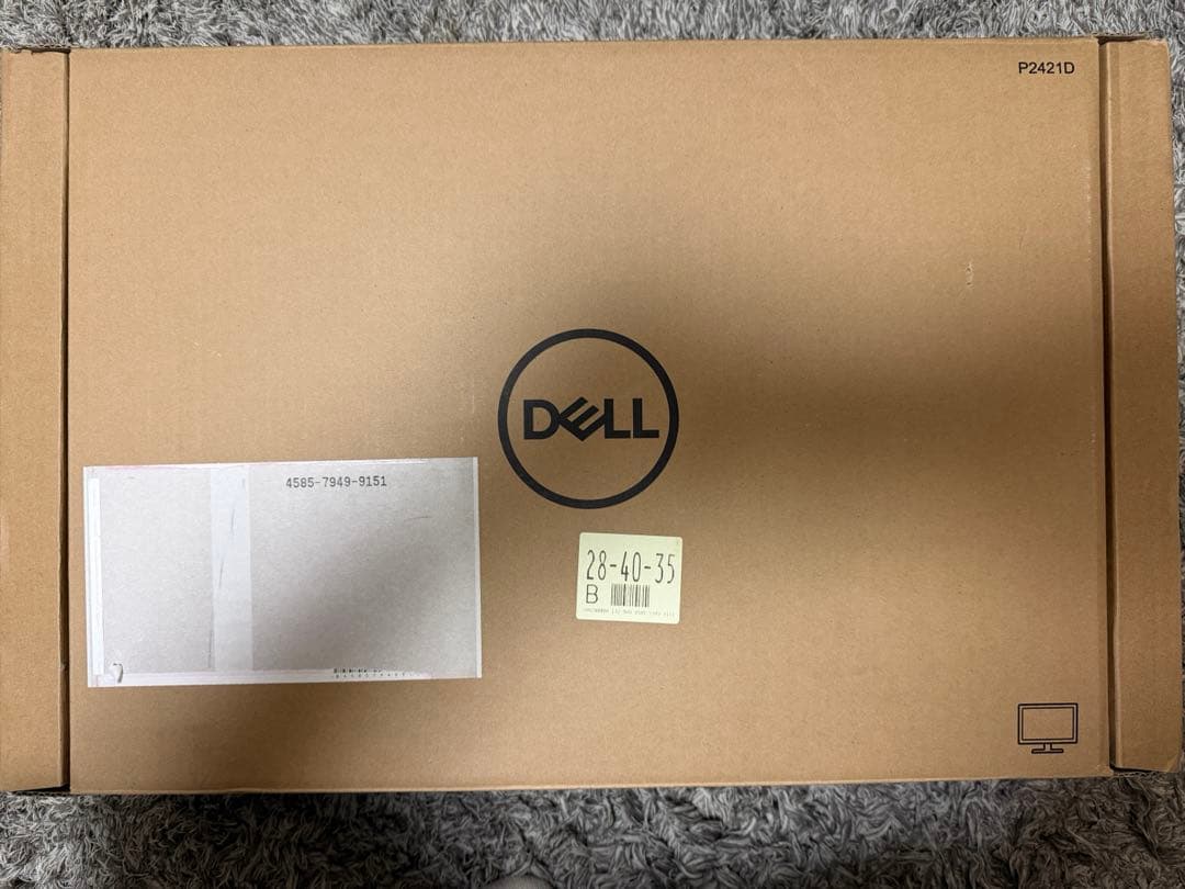 【美品】DELL P2421D 23.8インチ QHDモニター 元箱・付属品完備