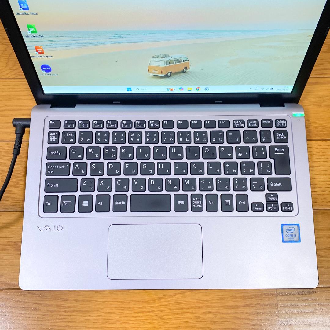 まどんな✨大人気vaio 6世代i5 持ち運びに便利な小型ノートパソコン