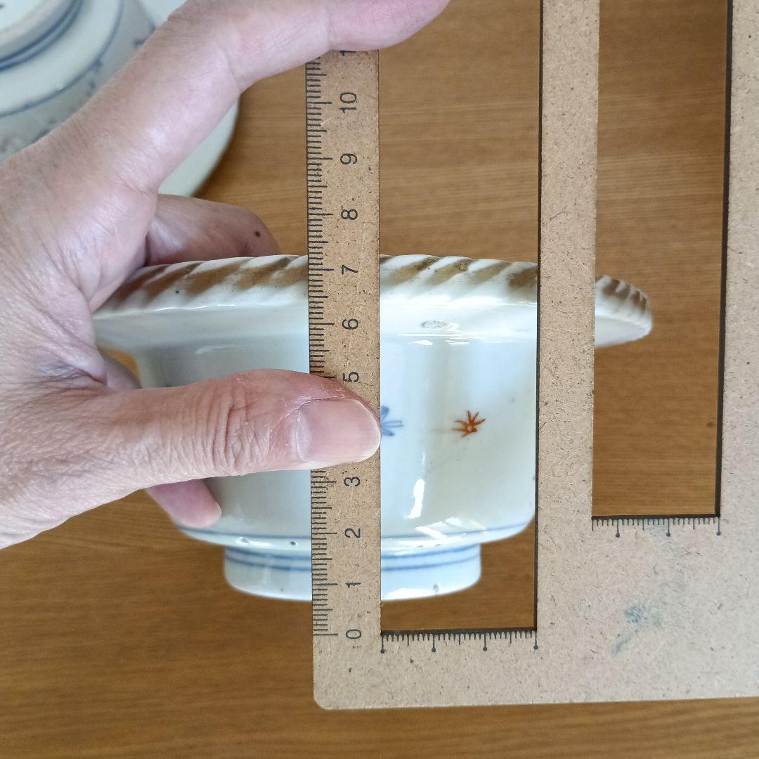 骨董品　青と白の和風デザインの鉢・碗、ボウル2個