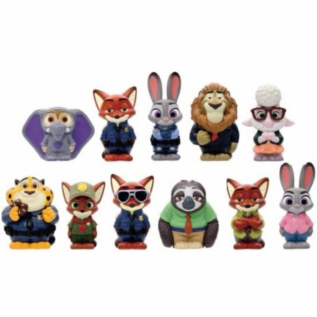 【新品】 ズートピア ソフビパペットマスコット 未開封 1BOX コンプリート