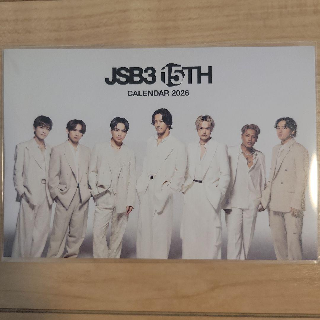JSB3 15TH 2026カレンダー SEASON'S GREETINGS
