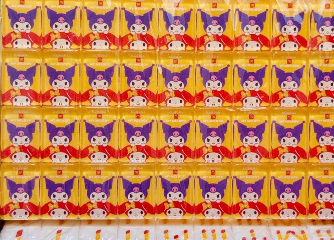 マクドナルド サンリオコラボ　海外限定　マイメロディー　クロミ　マージャンセット