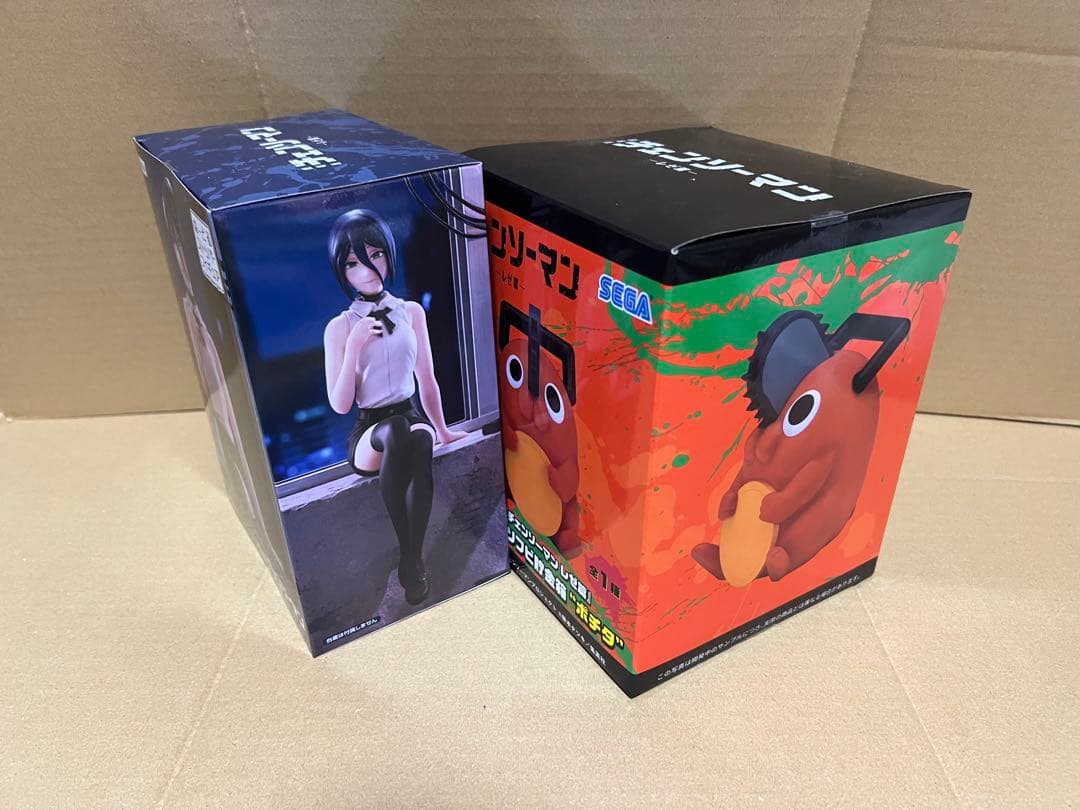 チェンソーマン　ぬーどるストッパー　フィギュア　レゼ　ポチタ　貯金箱