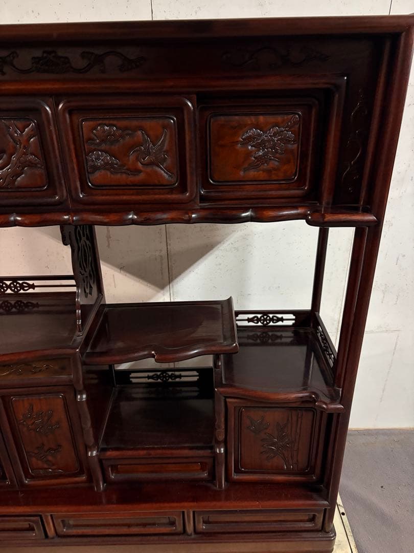 茶箪笥　引き出し割れあり　写真でご確認ください。