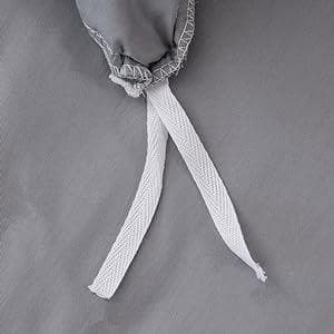 シングル CNGLORY アンティーク風 グレー掛け カバーセット