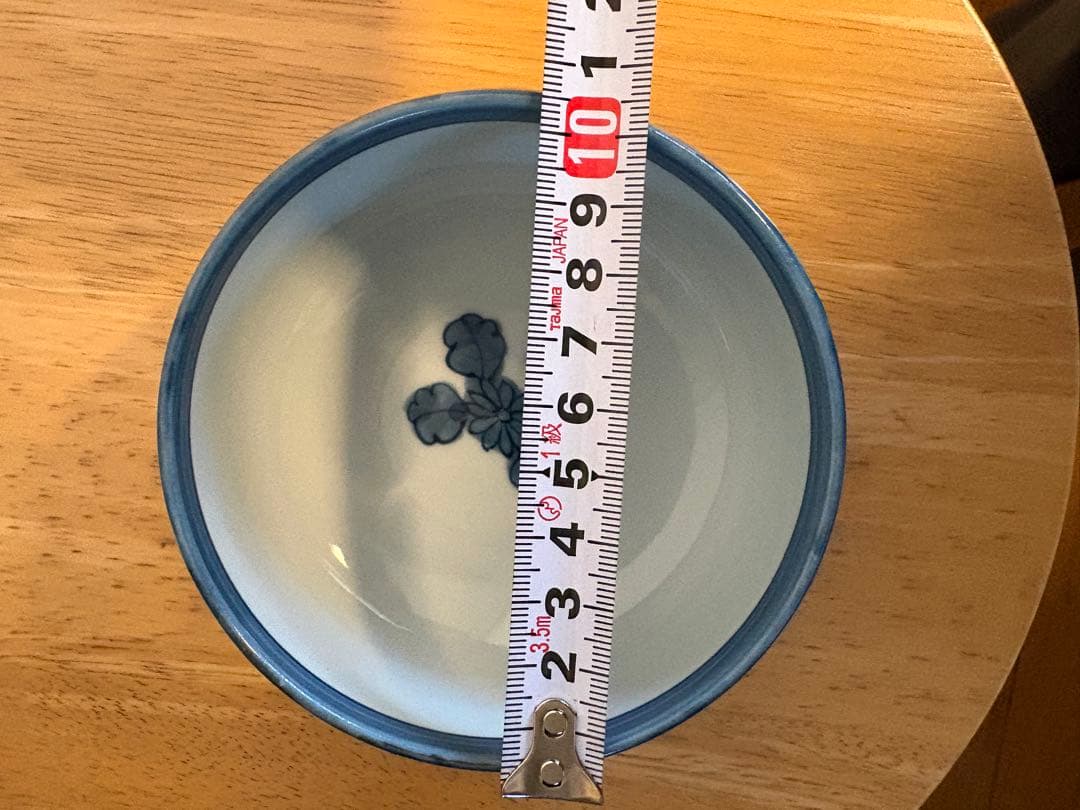 源右衛門窯　青彩菊絵　取鉢　４客セット