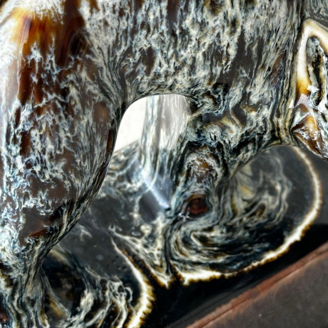 vintage陶器製 猫の置物 ヴィンテージ アンティーク ねこ ネコ cat