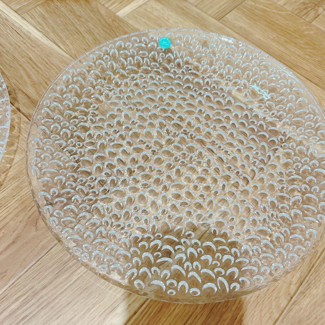 2枚セット　ティファニー Tiffany コブルストーンプラター 未使用品
