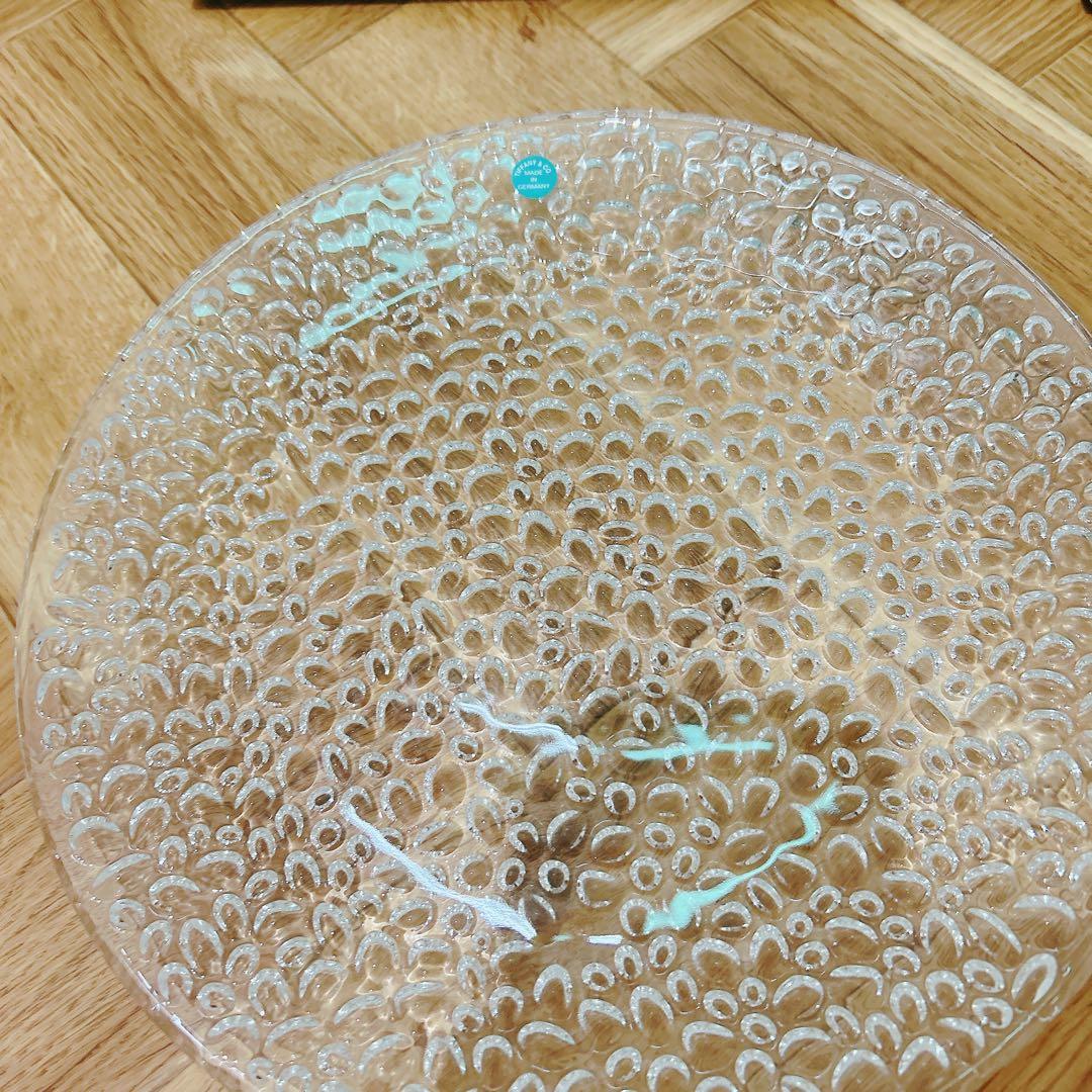 2枚セット　ティファニー Tiffany コブルストーンプラター 未使用品