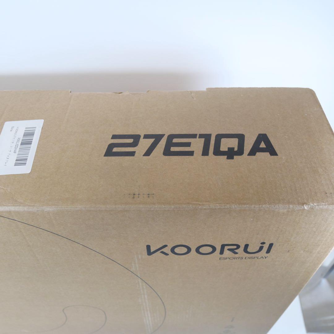 美品KOORUI ゲーミングモニター 27E1QA 27インチ