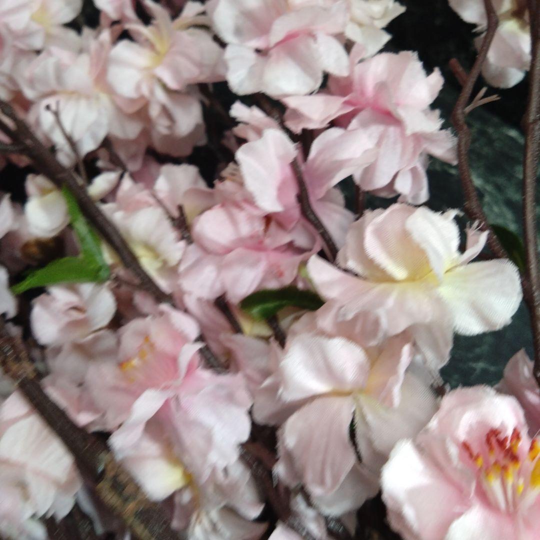 白 ピンク 薄紅の桜 造花８本