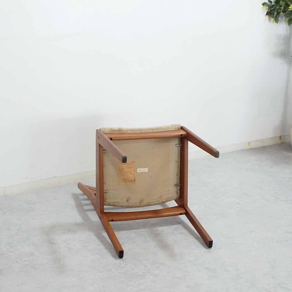 70s 80s ビンテージ チーク材 ダイニングチェア D ZR24084