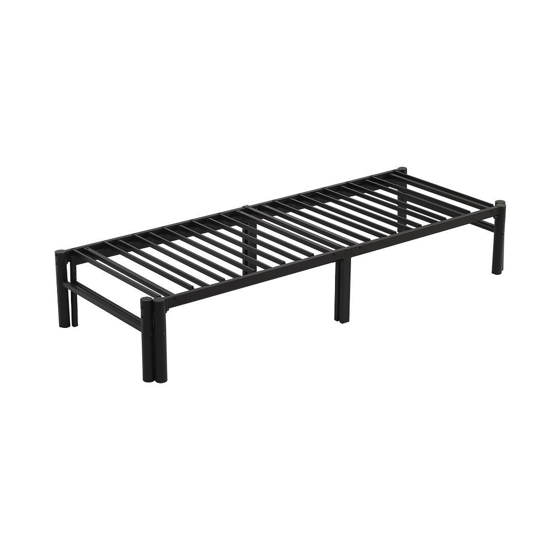 伸縮式ベッド 幅76～138cm 下収納 2way ソファベッド BLACK