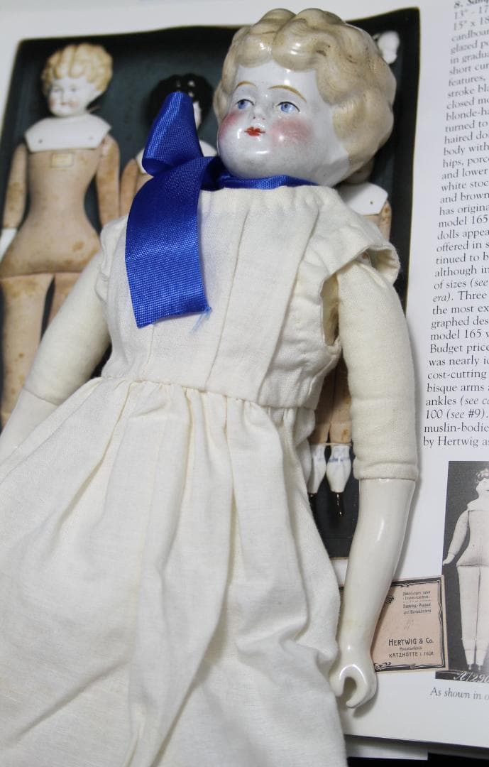 チャイナヘッドドール◎ネーム入り アンティーク ビスクドール ドイツ　ドイツ