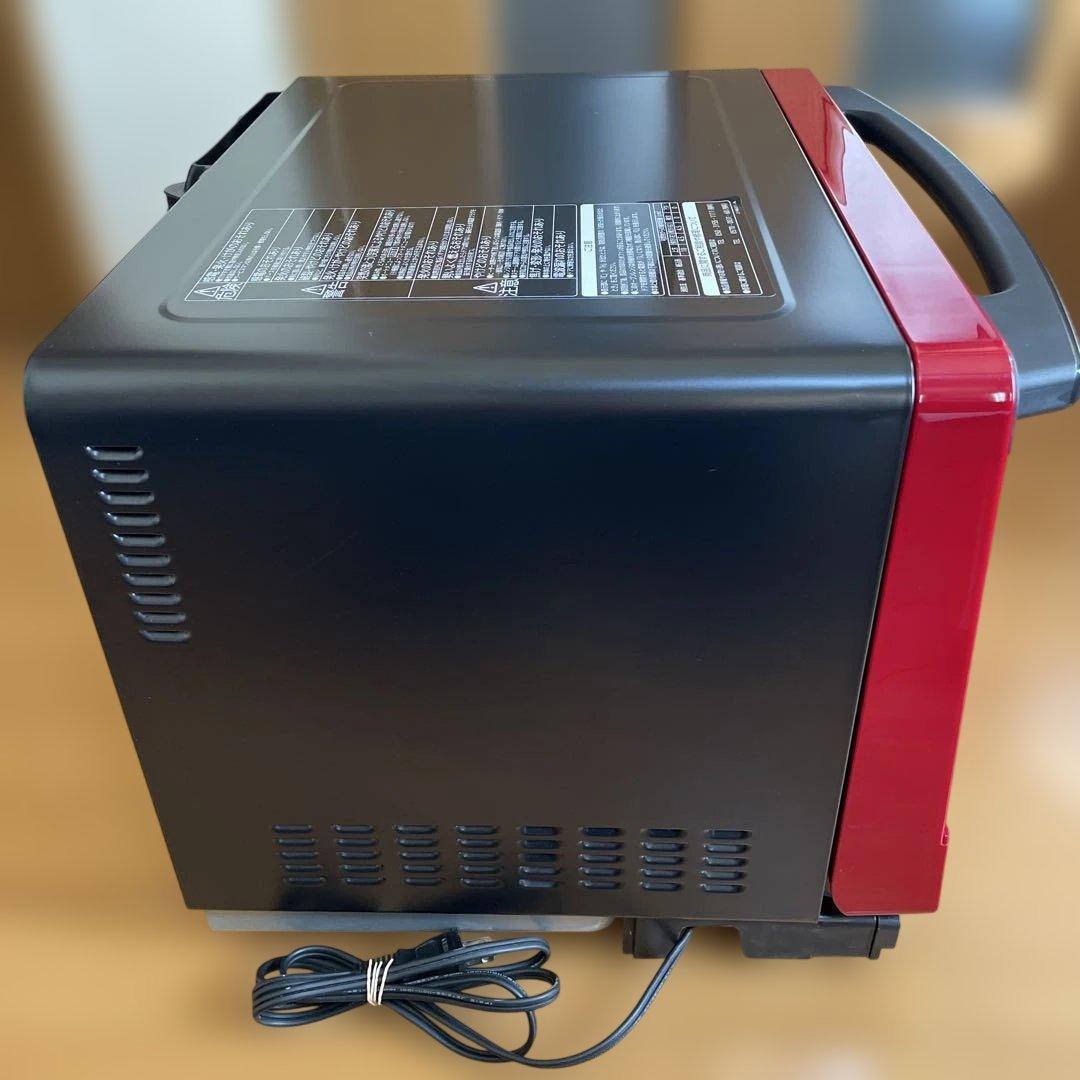 【動作品★整備済　】日立 オーブンレンジ 赤黒　MRO-S8Y 2021年製
